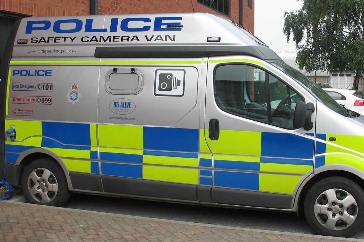 Police Speed Camera Van Safety Camera