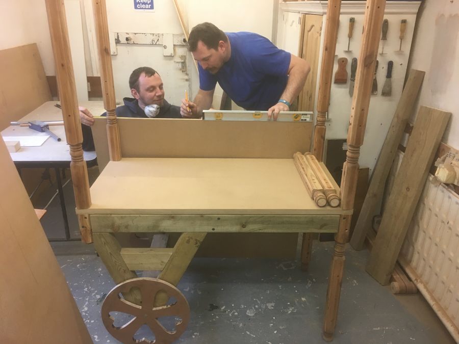 Selby Community Furniture Store's team hard at work