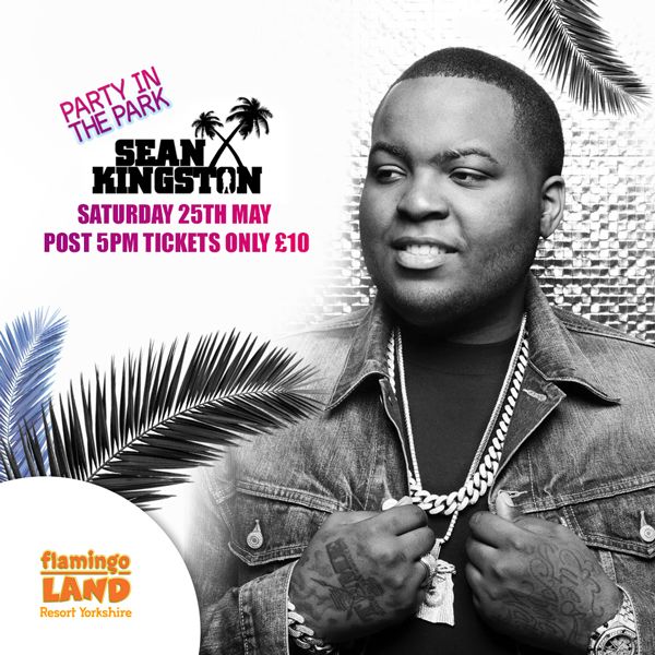 Sean Kingston performs at Flamingo Land's Party in the Park on Saturday 25th May
