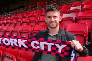 Paddy McLaughlin is staying with York City
