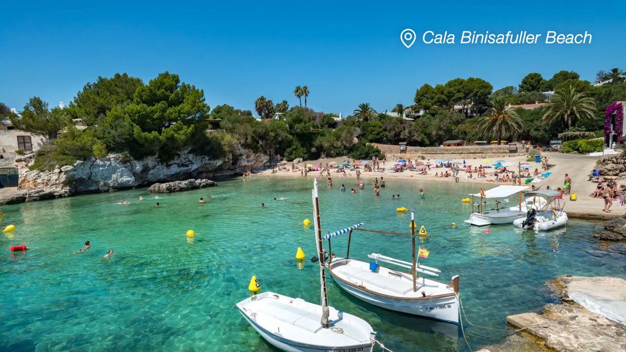 Cala Binisafuller Beach in Menorca