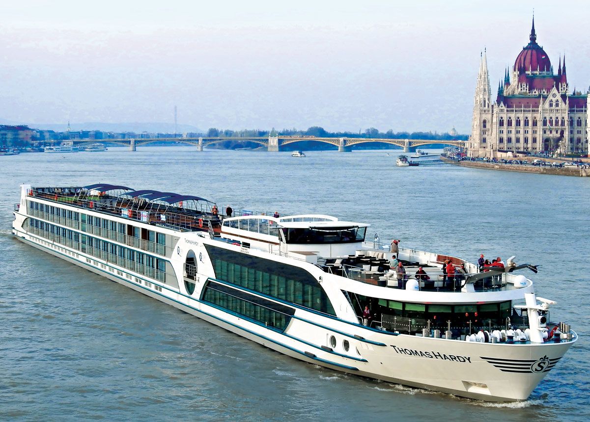 Danube river cruise boat