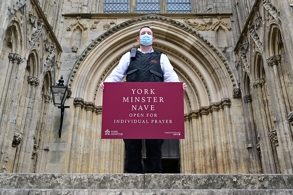 York Minster  reopening 