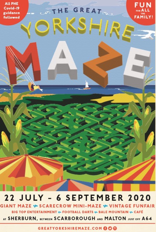 The Great Yorkshire Maze Half Price “Extra Funfair Family Ticket” valid for 2 Adults and 2 Children