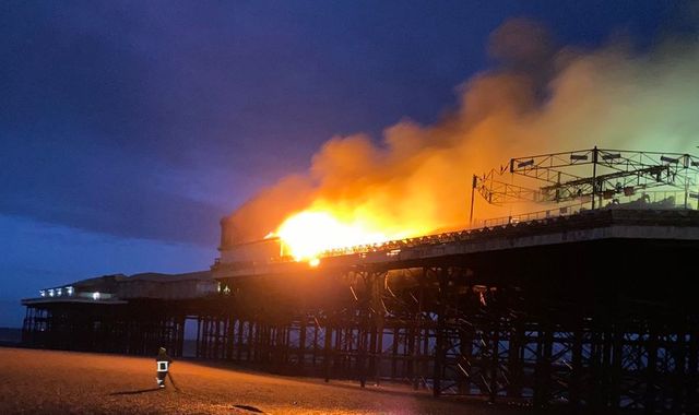 Blackpool Central Pier catches fire: Firefighters tackle blaze at historic tourist attraction