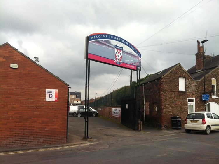 York City Football Bootham Cresent