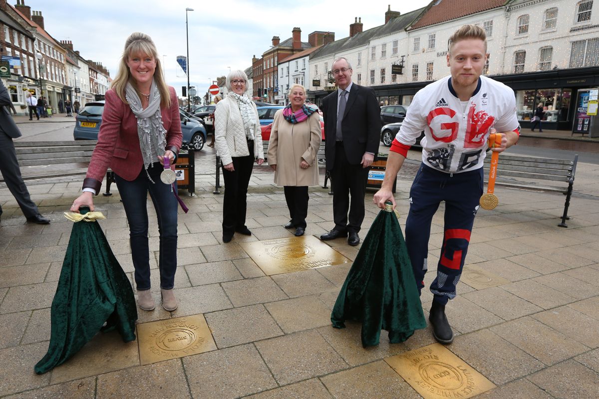 Northallerton honours Olympians with "Olymic Square"