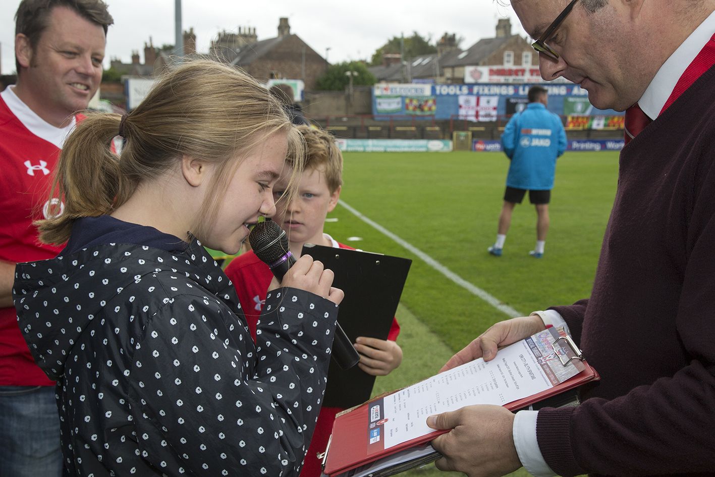 YCFC Volunteer PA announcer 1