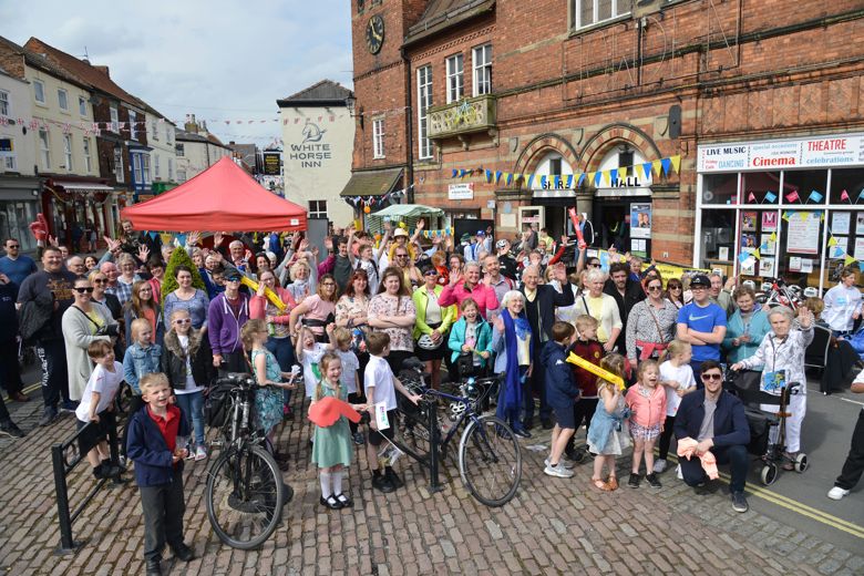 Roadshows at Howden and Snaith to promote the Tour de Yorkshire 2019