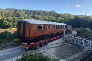 Wrecked carriage restored to former glory