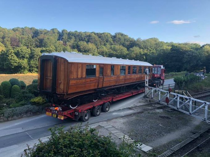 Wrecked carriage restored to former glory