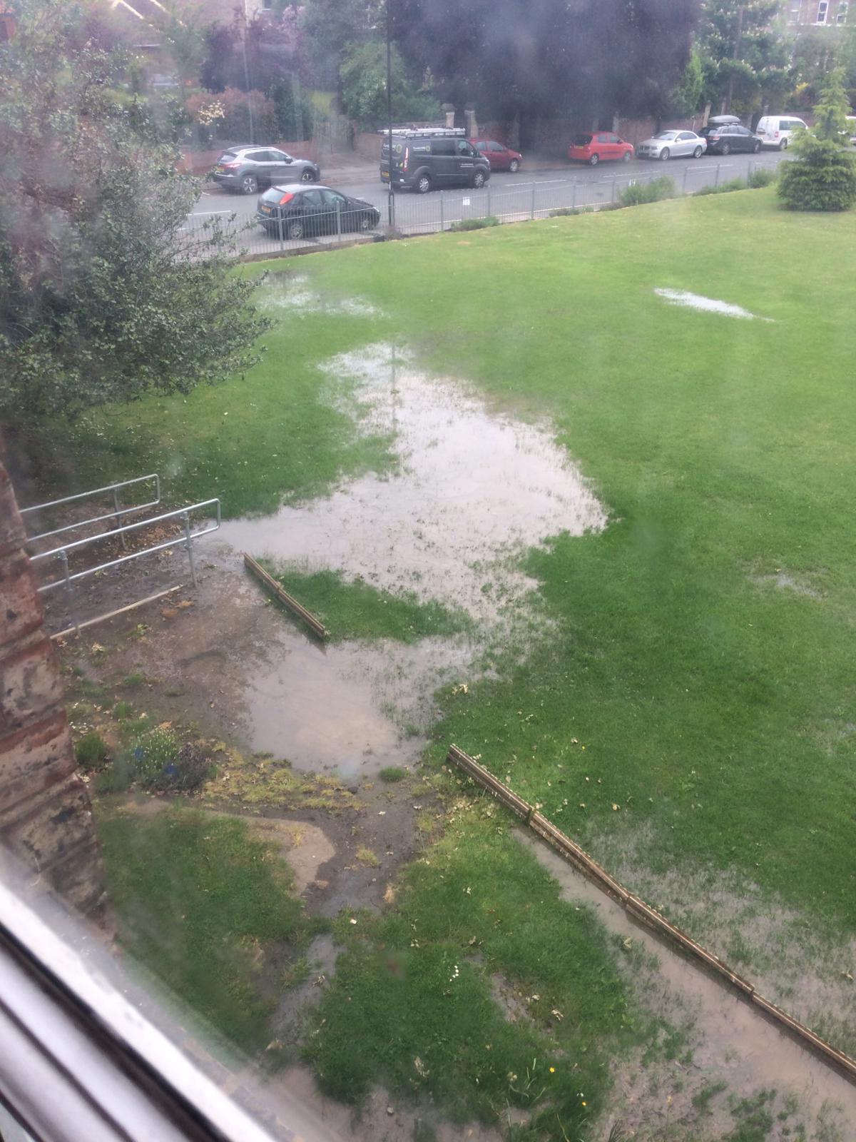 Holgate Methodist Church Flood 