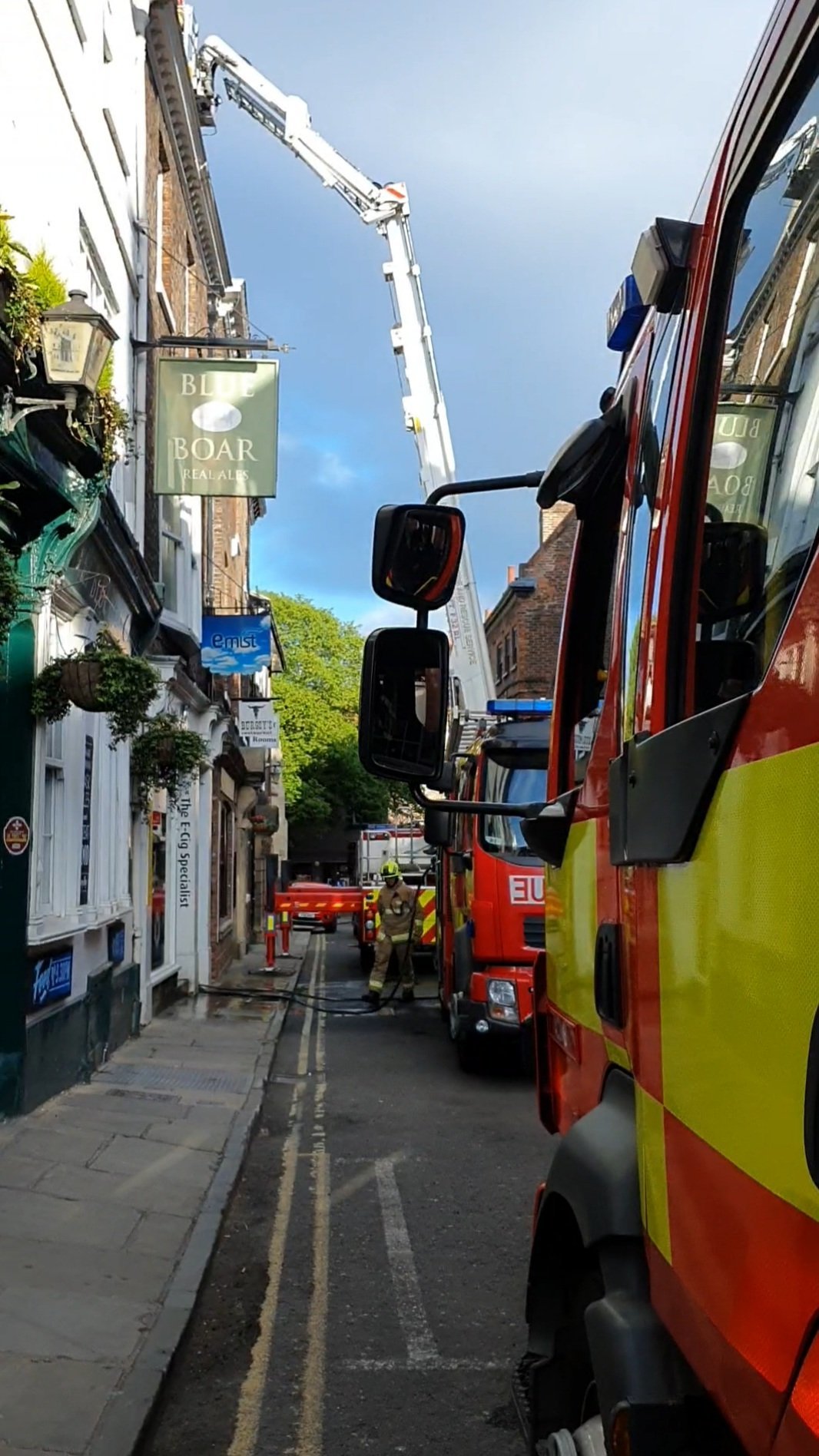 Castlegate York Fire 19 MAy 2020 