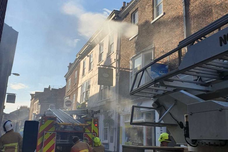 LATEST - Fire in a property in York city centre