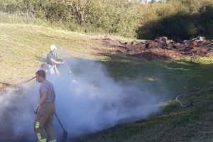 Riverside fire between York and Selby