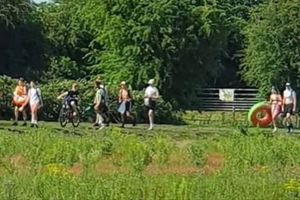 Trespassers told to stop swimming at Great Heck quarry