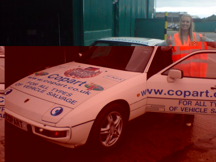 Nikki and the Porsche.