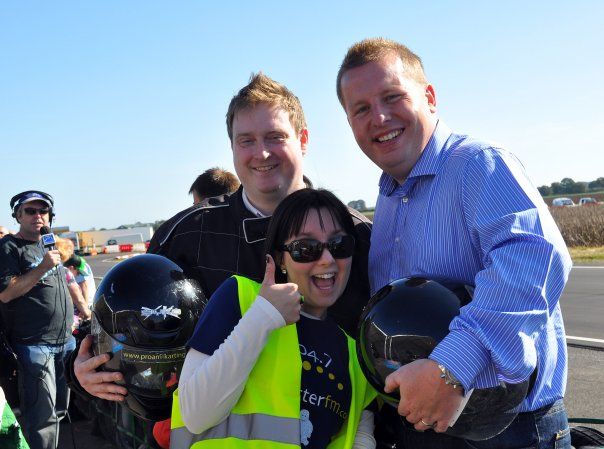 DG, Emily and Martyn Beever.