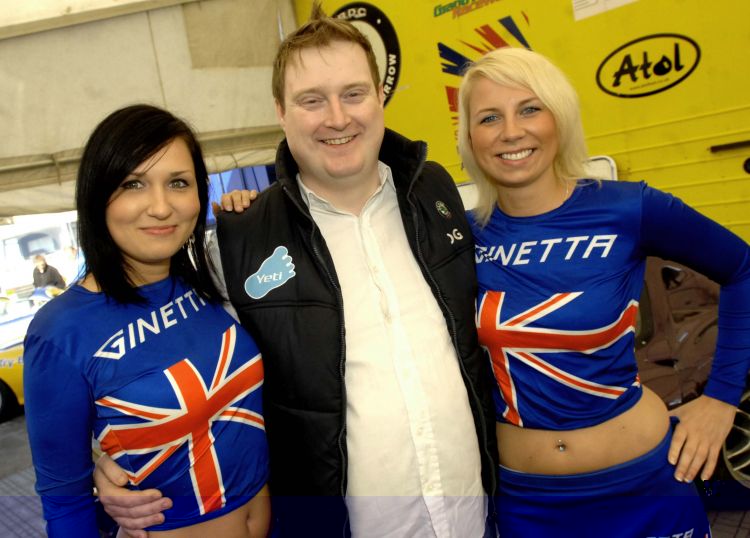 DG and the Ginetta girls.